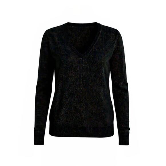 TUCKERNUCK Black Cashmere V-Neck Sweater Size XS NWT Retail $178 Tuckernuck - Picture 7 of 7